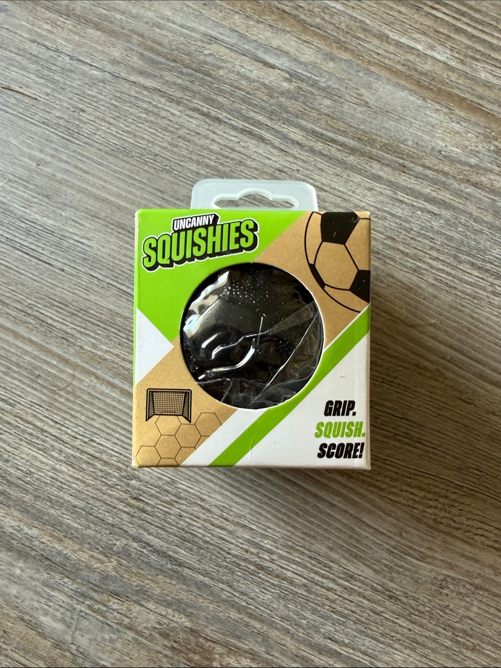 Black SOCCER ⚽️ Squishy Ball